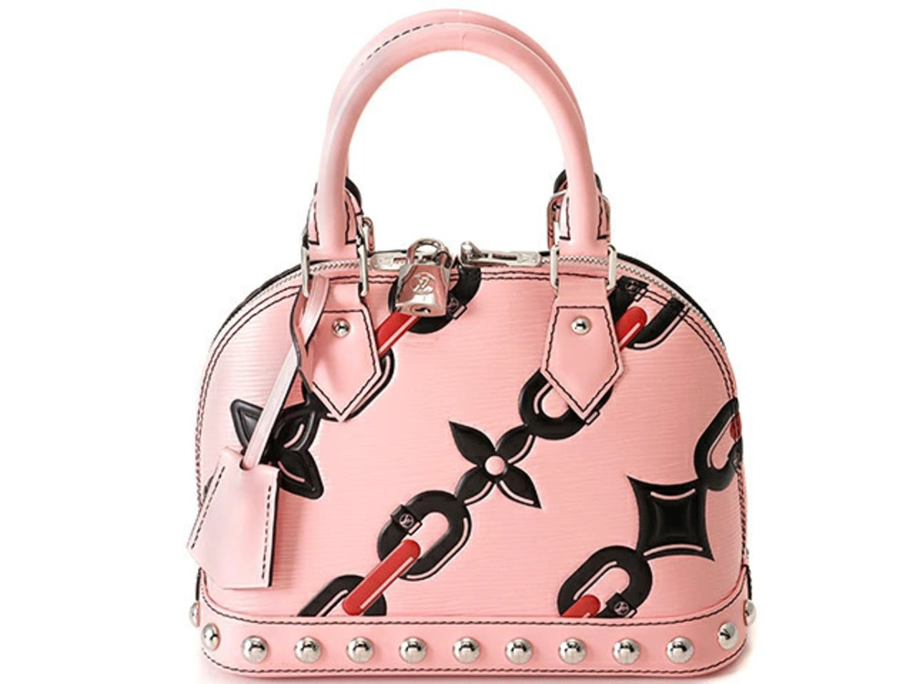 LOUIS VUITTON Alma Epi Pink
